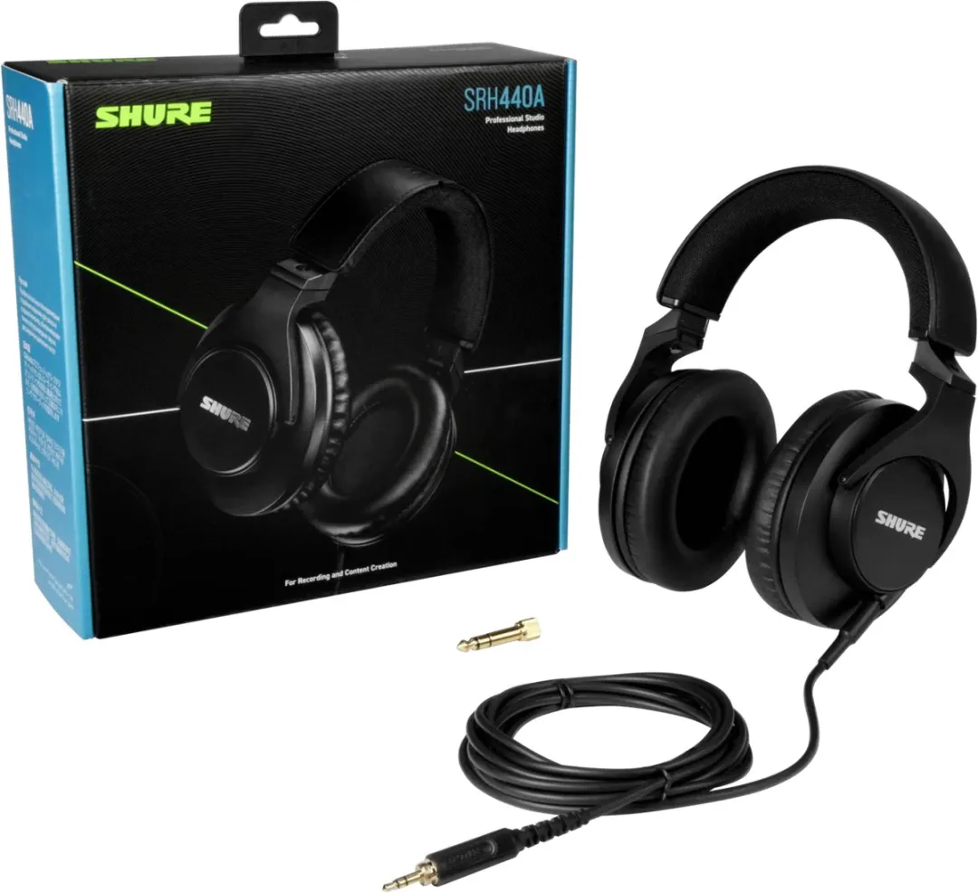 Shure SRH440A Studio Hoofdtelefoon - Zwart