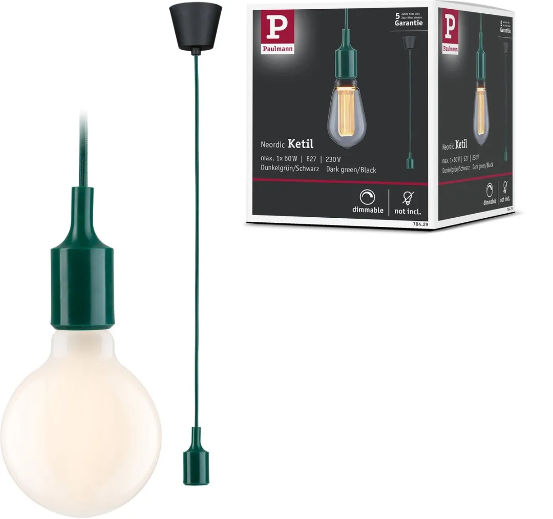 Paulmann Neordic Hanglamp Ketil E27 60W