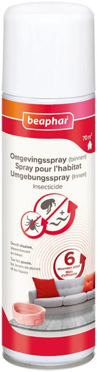 Beaphar Omgevingsspray Hond/Kat Vlooienmiddel 500ml