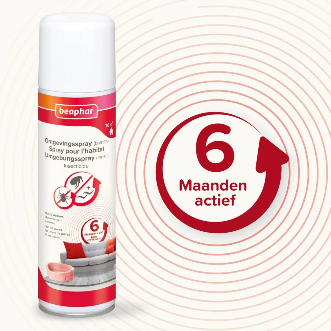 Beaphar Omgevingsspray Hond/Kat Vlooienmiddel 500ml