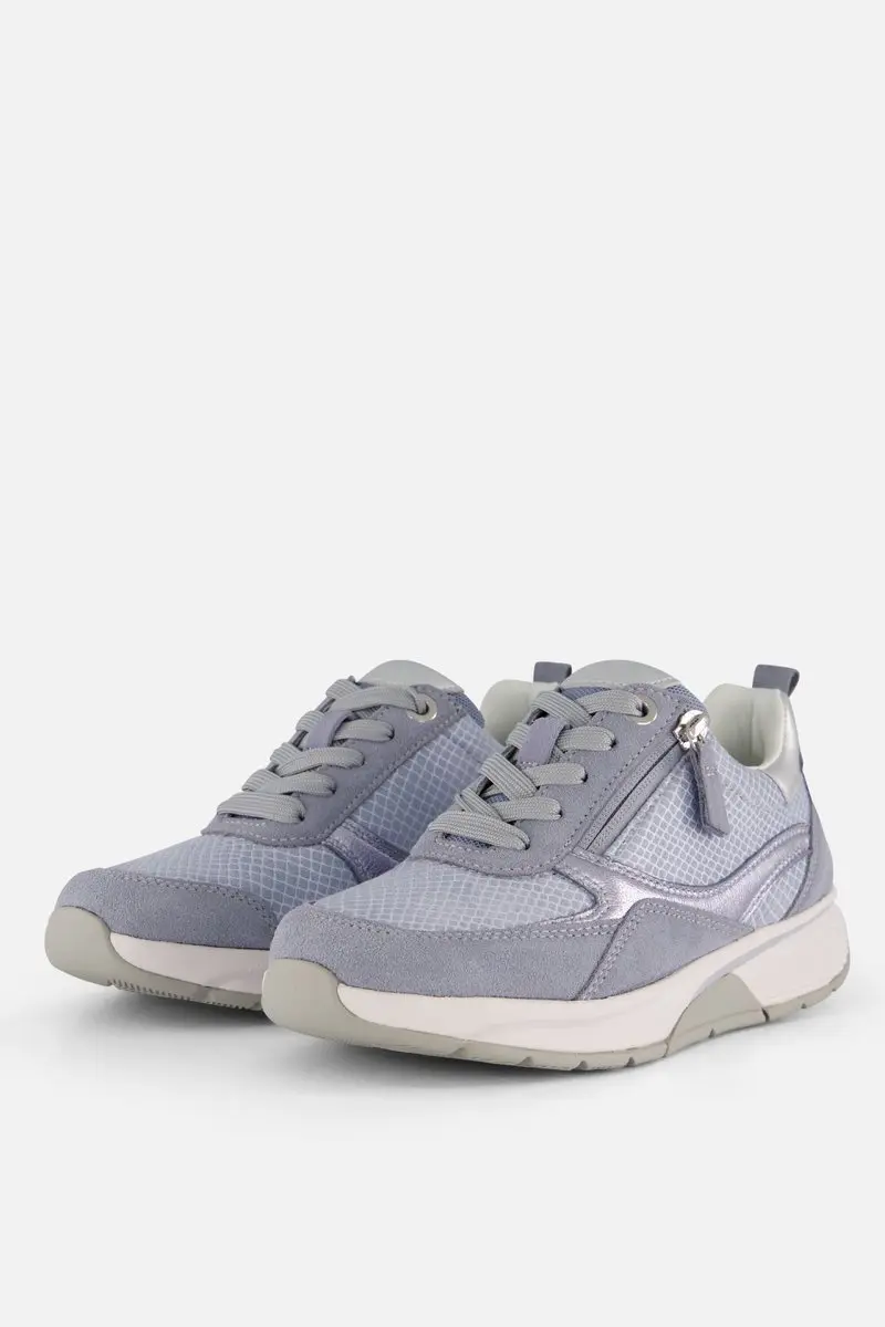 Gabor Rollingsoft Sneakers blauw Nubuck