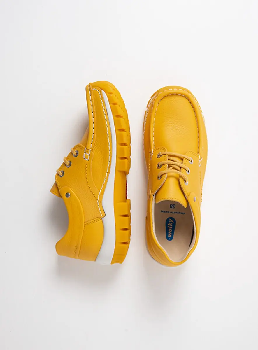 Wolky Dames Veterschoenen 04701 Fly Summer Geel