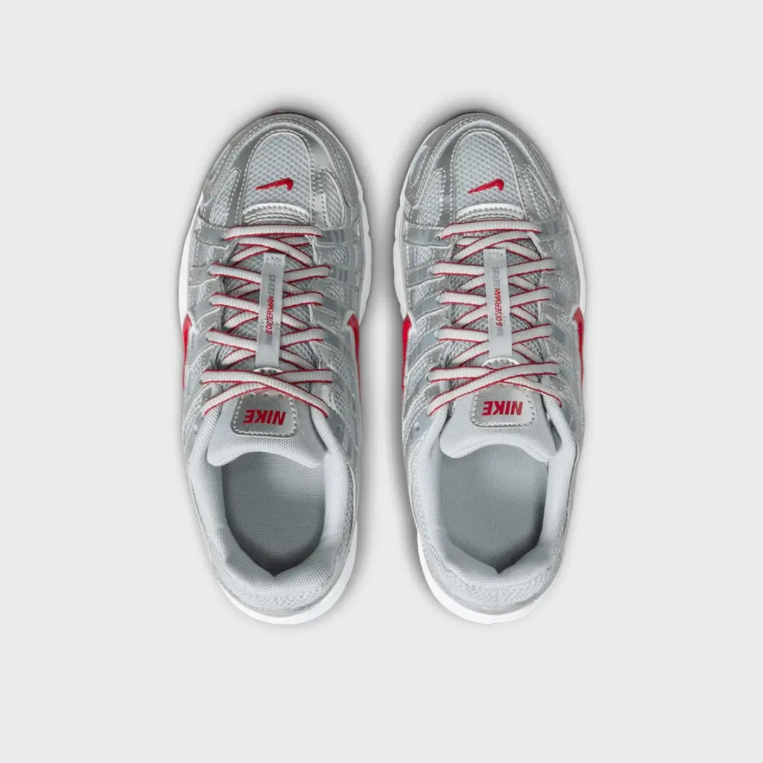Nike P-6000 Sneakers - Zilver/Rood - afbeelding 3 van 6
