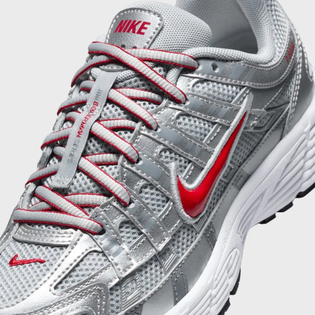Nike P-6000 Sneakers - Zilver/Rood - afbeelding 6 van 6