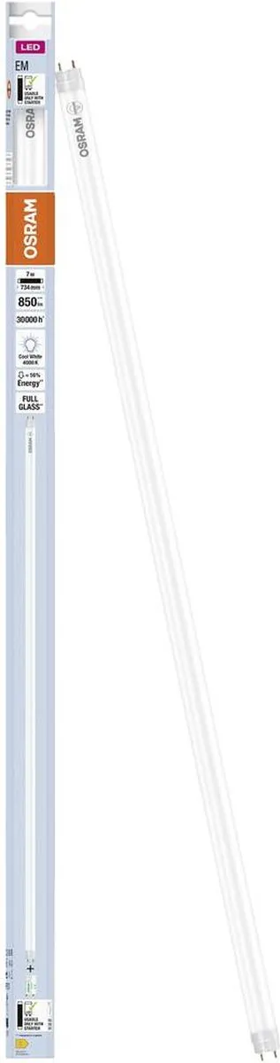 Osram LED TUBE T8 7W 4000K 850lm - 72cm - Mat Glas