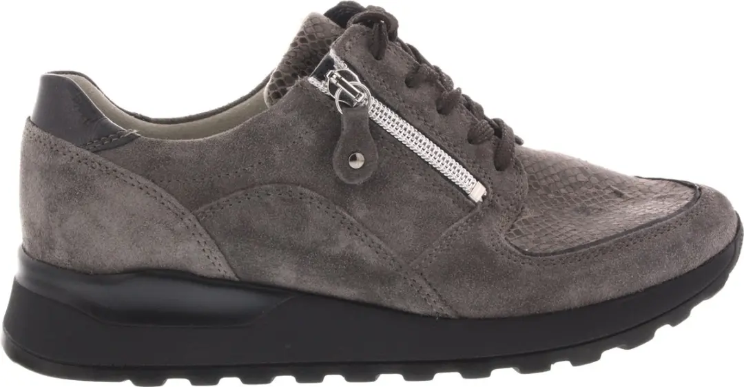 Dames Veterschoenen Waldlaufer Hiroko Taipei Strectch Grijs