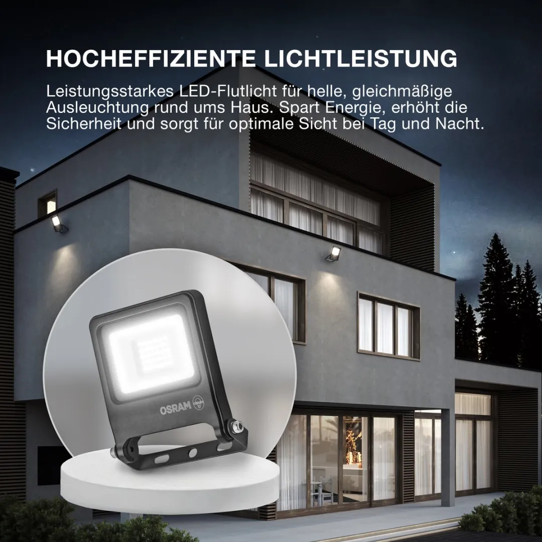 Osram Endura Flood PC 50W LED-schijnwerper 5000lm - Donkergrijs