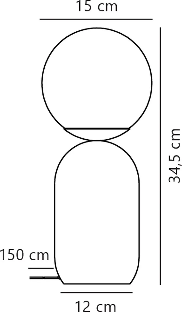Nordlux Notti Tafellamp E14 - Groen