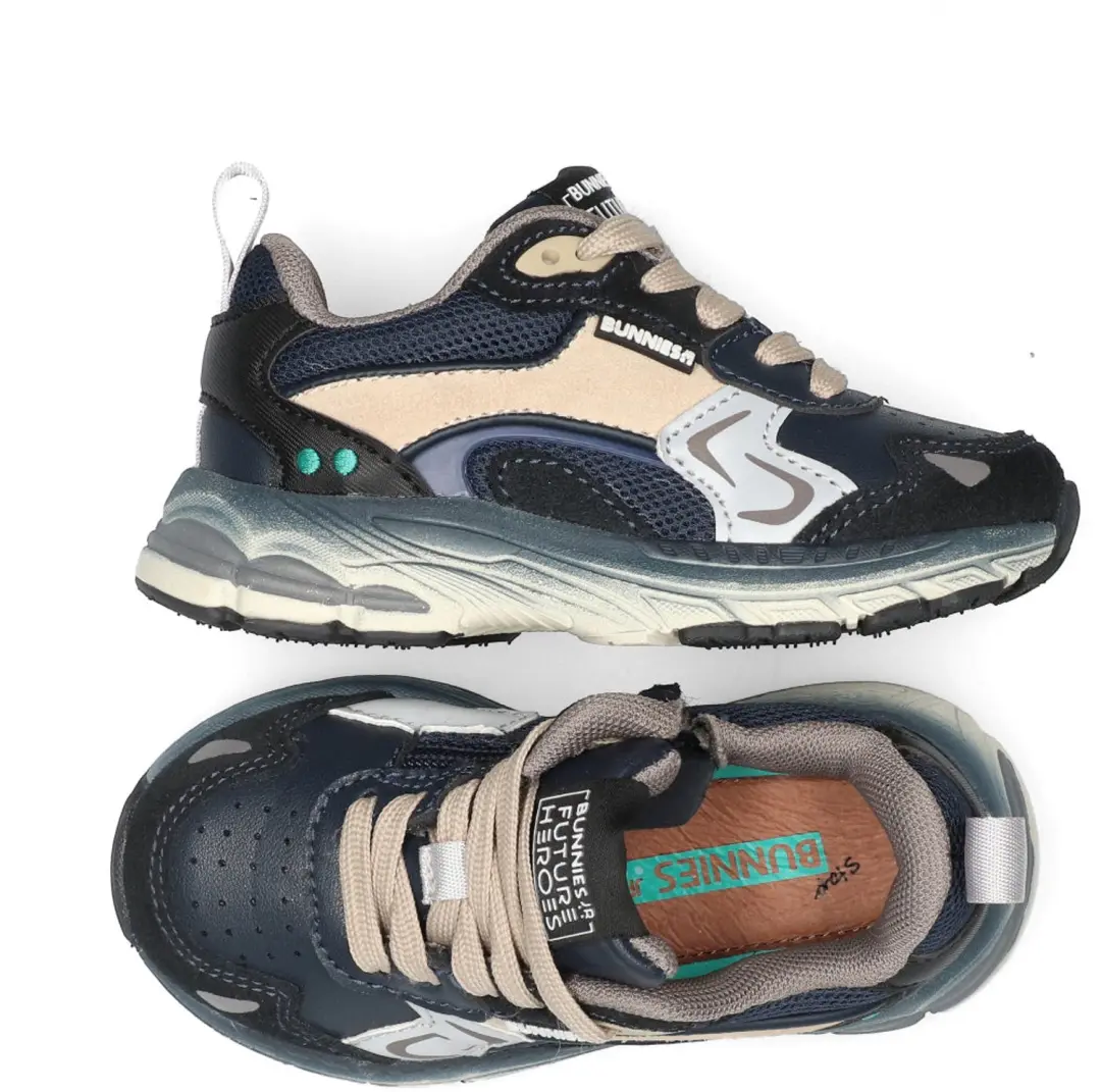 BunniesJR Vince Valor Jongens Sneakers - Donkerblauw - afbeelding 5 van 6