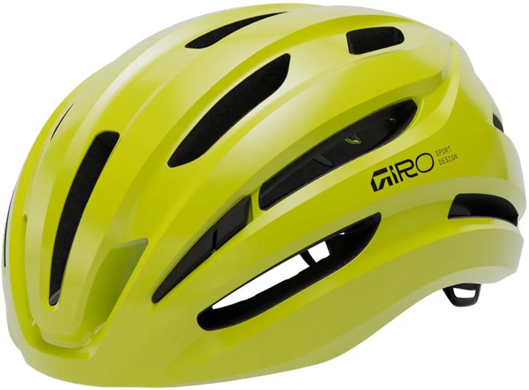 Giro Isode MIPS II Fietshelm Gloss Hi Viz Yellow - UA (54-61cm) - afbeelding 2 van 2