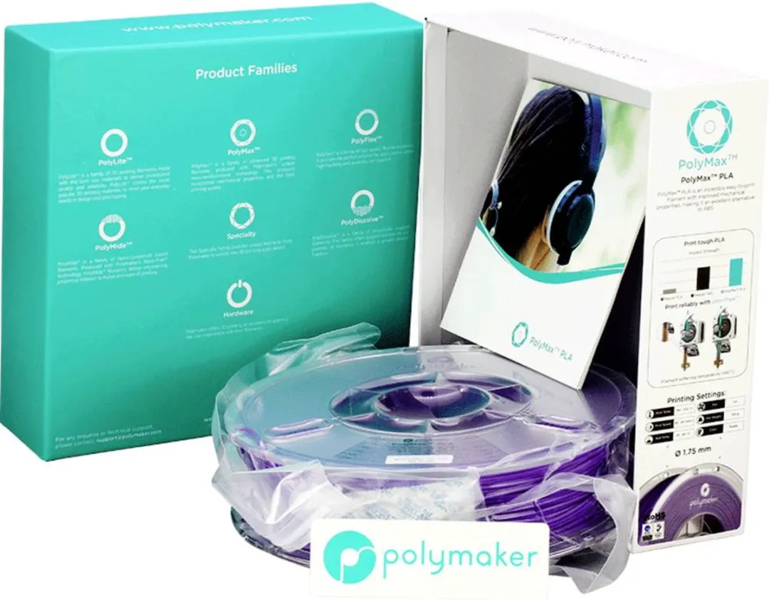 Polymaker PolyMAX Tough PLA Filament 1.75mm 750g - Paars