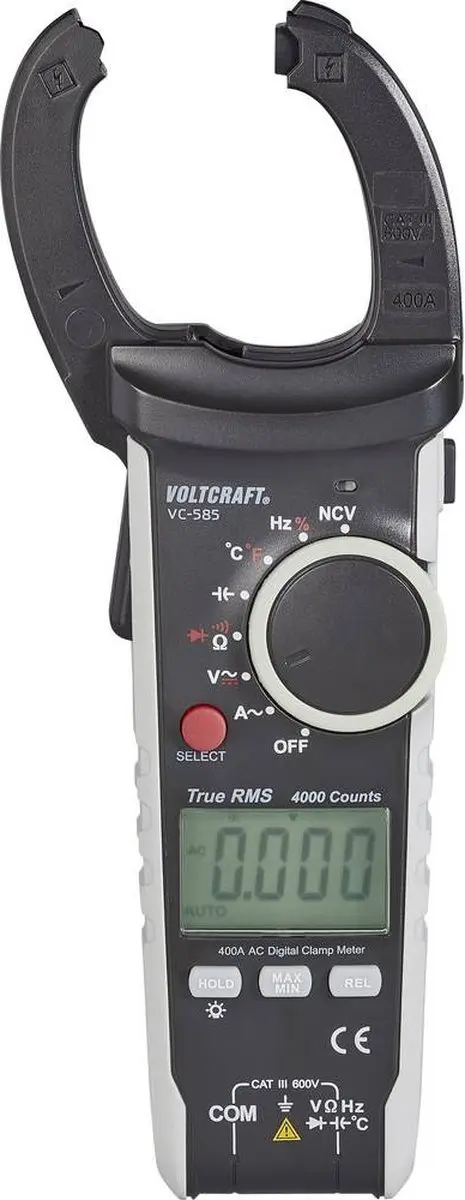 Voltcraft VC585 Stroomtang Multimeter - afbeelding 2 van 6