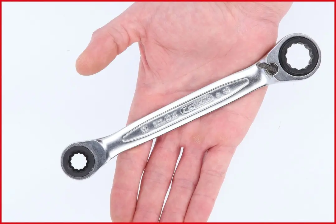 KS Tools GEARplus 4-in-1 Dubbele Ratelringsteeksleutel 10/13/17/19mm - afbeelding 3 van 6