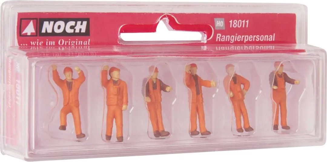 Noch H0 Rangeerder Figuur - Geverfd Oranje