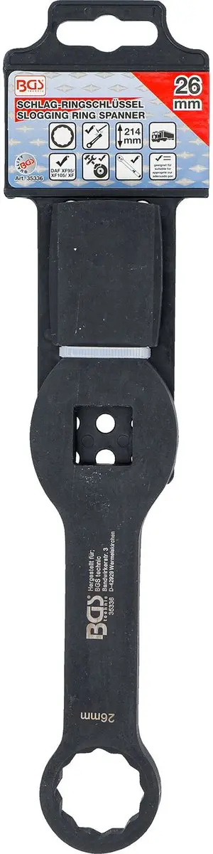 BGS technic Slagringsleutel Twaalfkant 26mm - afbeelding 2 van 6
