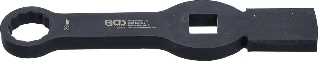 BGS technic Slagringsleutel Twaalfkant 26mm - afbeelding 6 van 6
