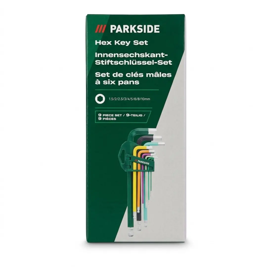 Parkside Inbussleutel set 9-Delig