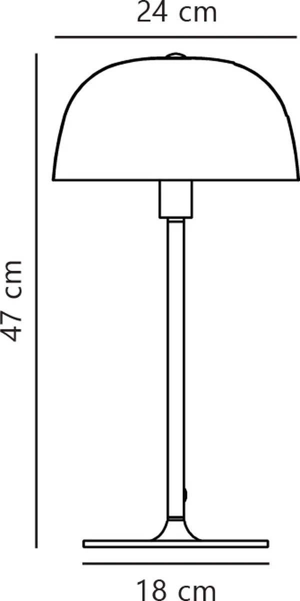 Nordlux Cera Tafellamp E14 - Messing - Ø36cm