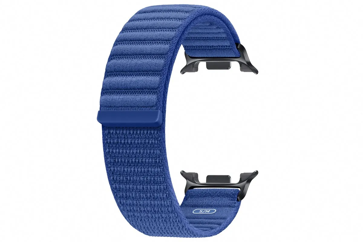 Samsung Galaxy Watch 8 Stoffenen Band Blauw S/M