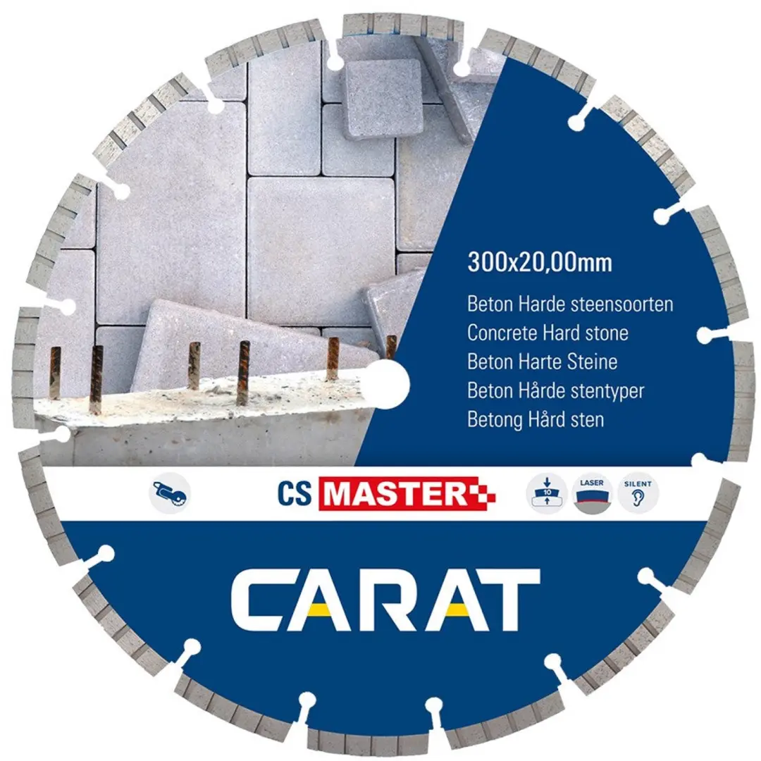 Carat Diamantzaag Beton CSM3504000 Ø350mm - Asgat 25,4mm - afbeelding 3 van 3