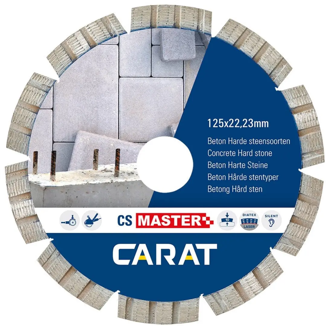 Carat Diamantzaag Beton CSM3504000 Ø350mm - Asgat 25,4mm - afbeelding 2 van 3