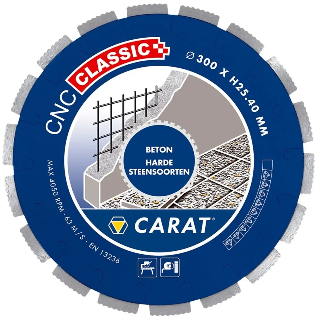 Carat Diamantzaag beton CNCC Ø 350 mm, asgat 30,00 mm
