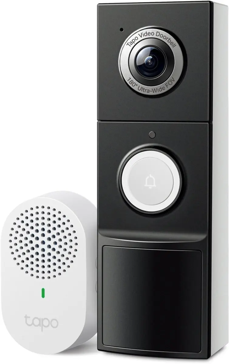 TP-Link Tapo D235 WiFi Deurintercom - Zwart/Wit - afbeelding 2 van 2