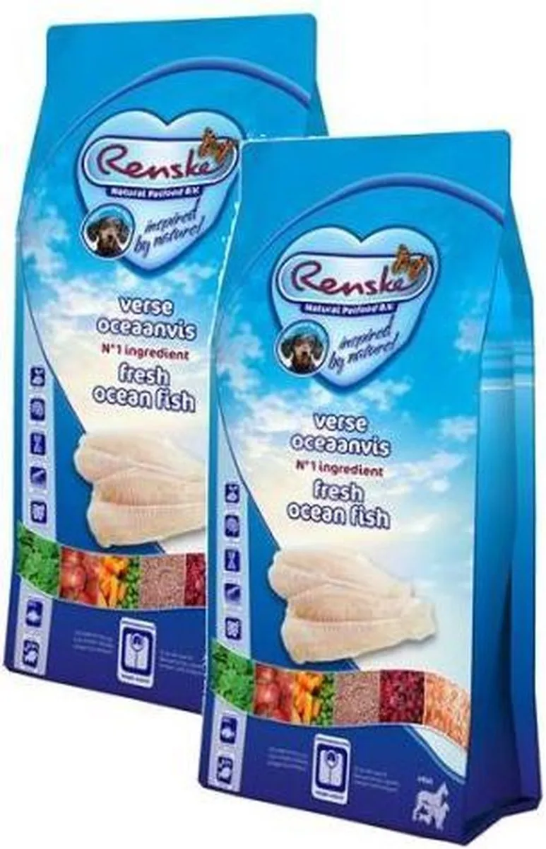 Renske Adult Oceaanvis Hondenvoer - 24kg (2x12kg) - afbeelding 3 van 3