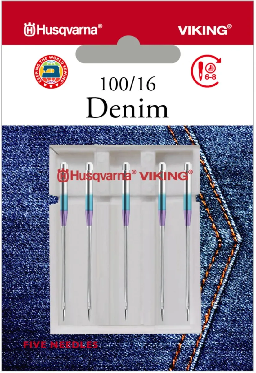 Husqvarna-Viking Denim 100 Naalden