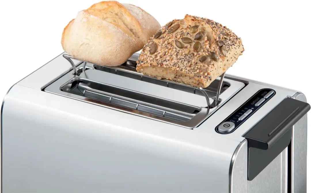 Bosch Kompakt Styline TAT8611N Broodrooster 2 Sneden 860W - Wit - afbeelding 5 van 6
