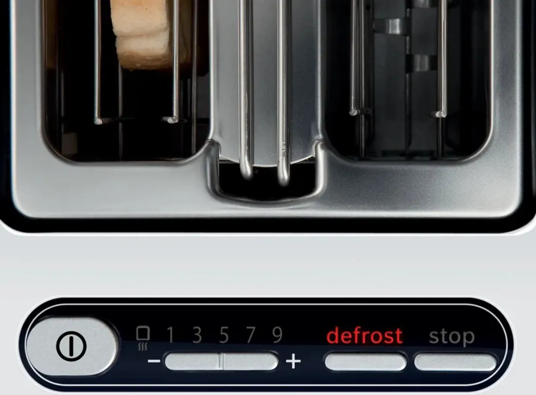Bosch Kompakt Styline TAT8611N Broodrooster 2 Sneden 860W - Wit - afbeelding 6 van 6