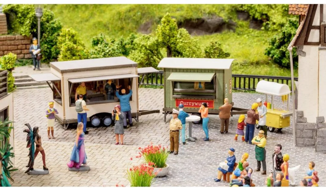 NOCH 14396 H0 Bouwpakket Mini Snackverkoop - 2 Stuks