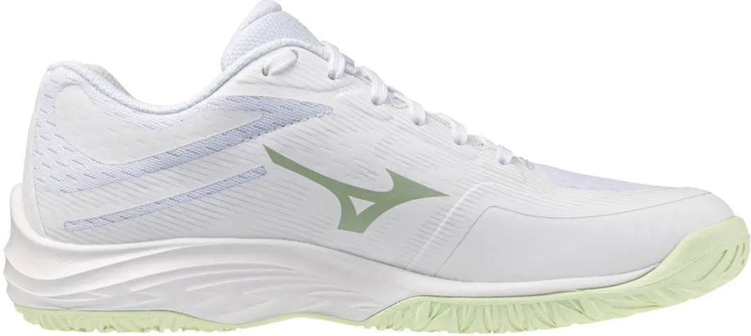 Mizuno Wave Lightning Select Dames Volleybalschoenen - White/Aqua Gray - afbeelding 6 van 6