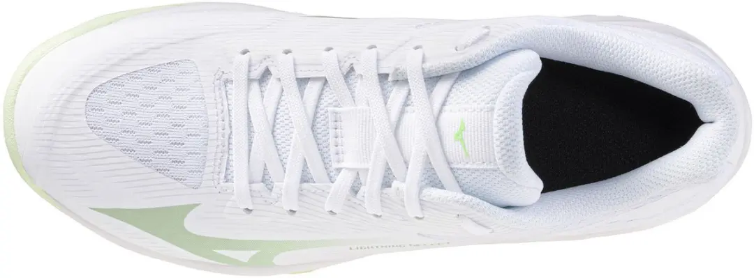 Mizuno Wave Lightning Select Dames Volleybalschoenen - White/Aqua Gray - afbeelding 5 van 6
