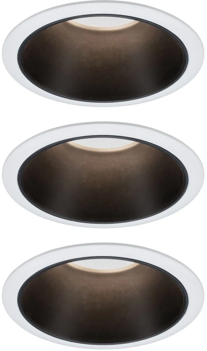 Paulmann LED-inbouwlamp 3-Step-Dim Cole Coin 3x6W - 3x470lm - IP44