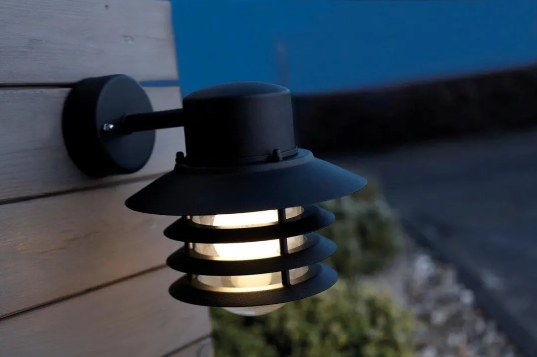 Nordlux Vejers Wandlamp E27 - 40W - Zwart