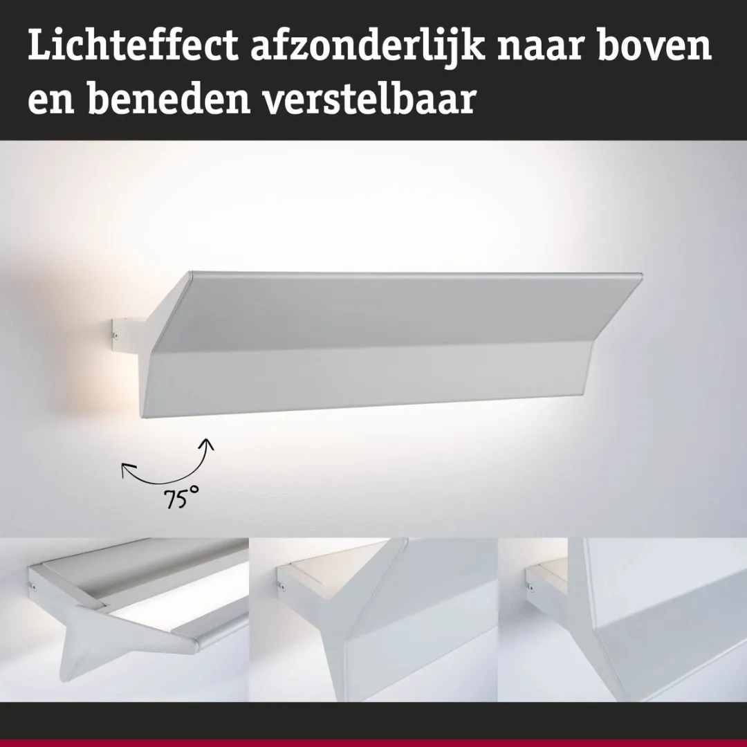Paulmann LED Wandlamp Stine 3-Step-Dim 13W 2700K - Wit mat