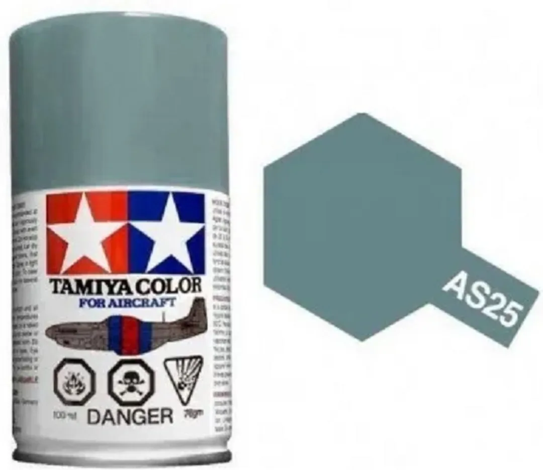 Tamiya Acryl Spray AS-25 Donker Ghost Grijs 100ml - Matt
