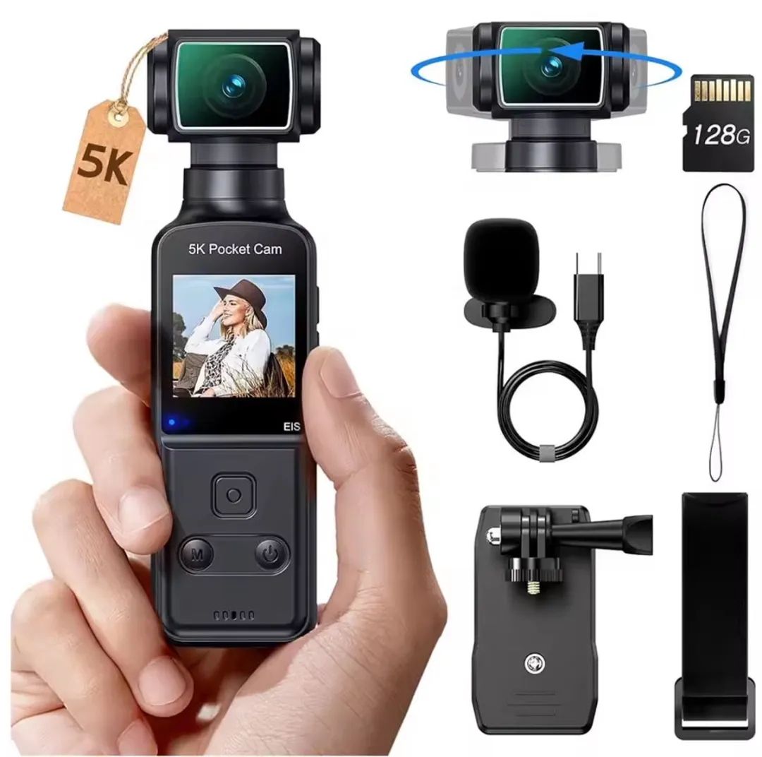 RedParrot 5K Pocket Cam Actioncamera