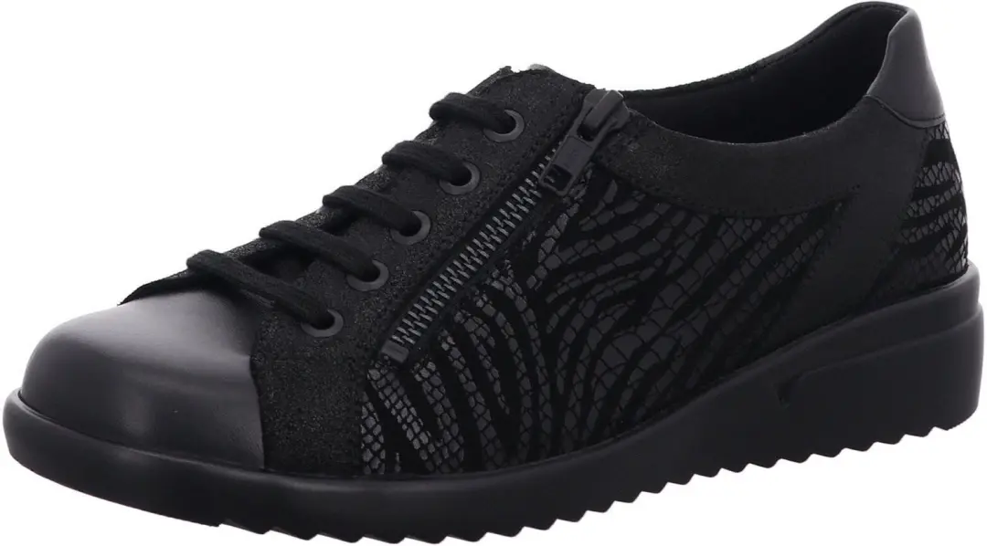 Solidus dames veterschoenen zwart maat 35.5