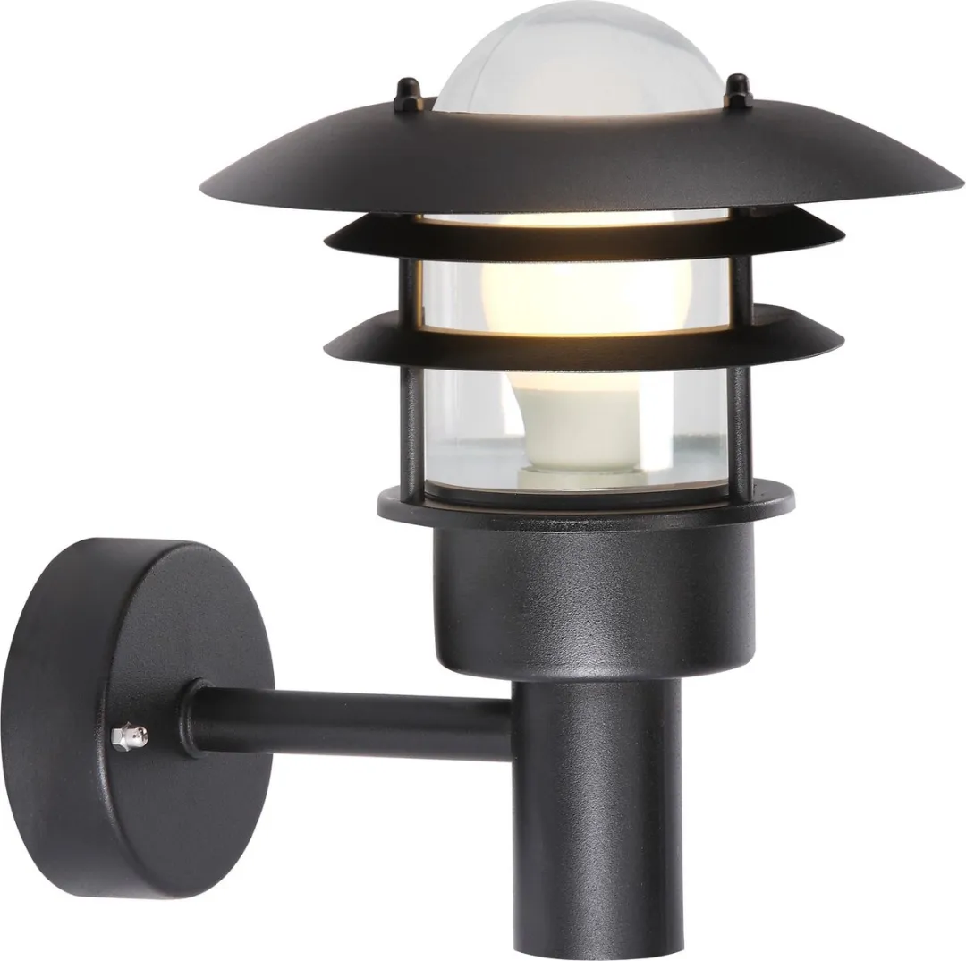 Nordlux Lonstrup Wandlamp E27 22cm - Zwart