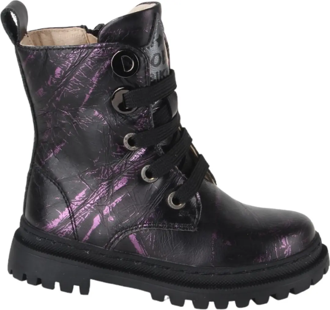 Shoesme NT24W007-F meisjes veterboots maat 27 rood
