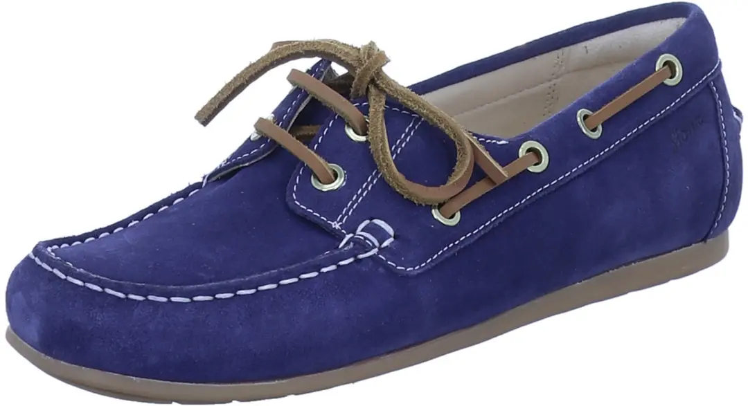 Sioux dames veterschoenen blauw maat 41