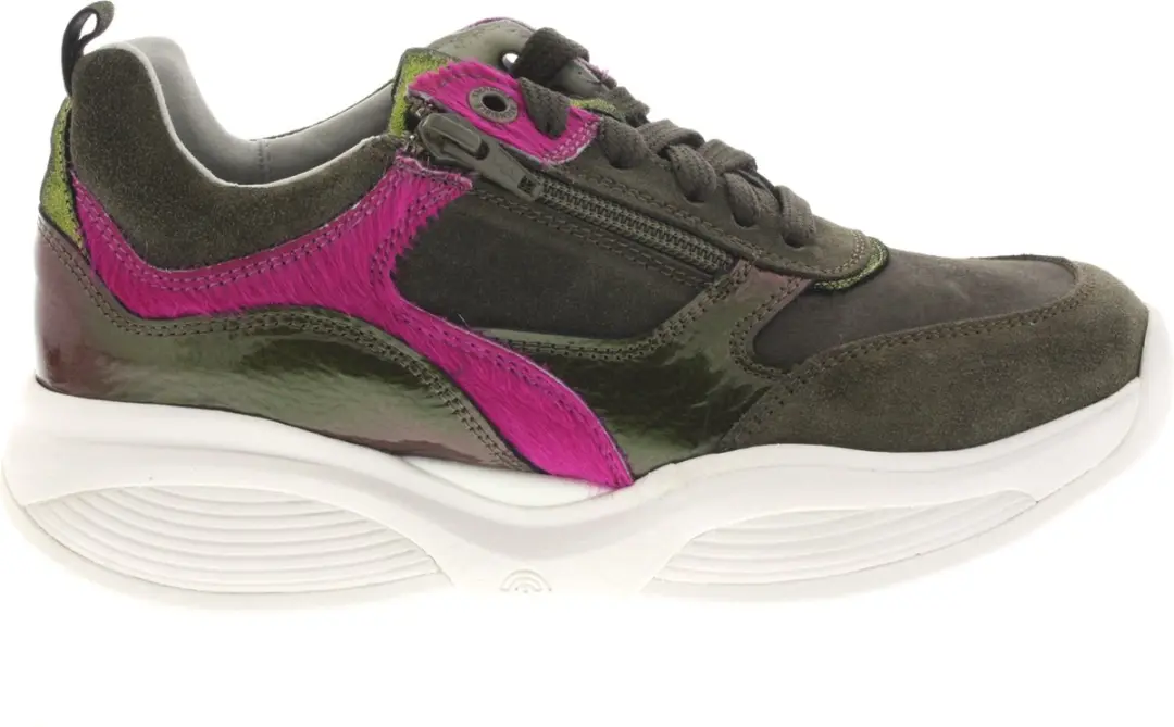 Dames Veterschoenen Xsensible Swx19 Khaki