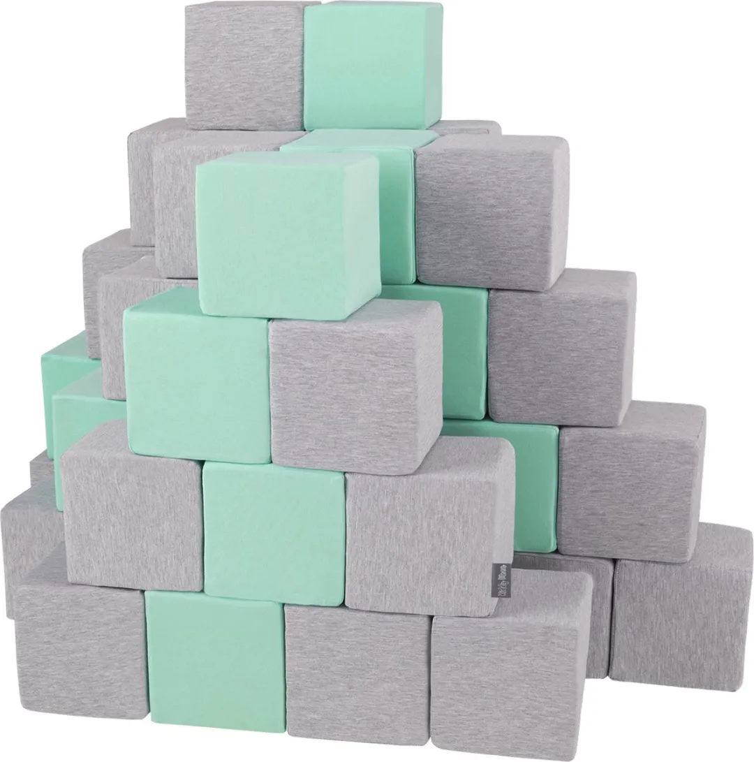 KiddyMoon Zachte Blokken 48 Stuks