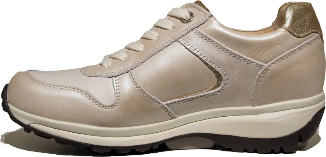 Xsensible Jersey Dames Veterschoenen - Pearl Beige - 38 - afbeelding 3 van 6