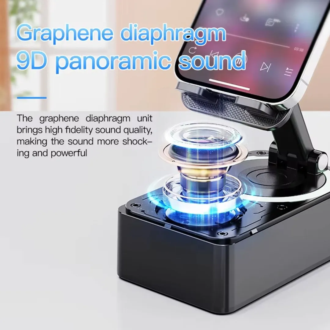 RedParrot Bluetoothtelefoonset Draadloze Speaker - Zwart