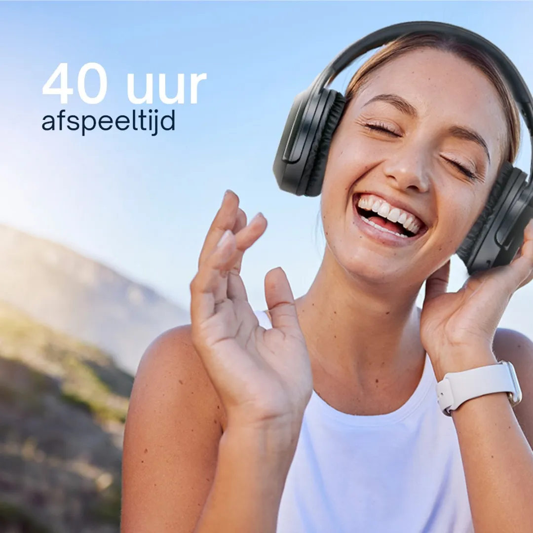 Grundig 60563 Over-Ear Bluetooth Koptelefoon - 40 Uur - Zwart - afbeelding 6 van 6