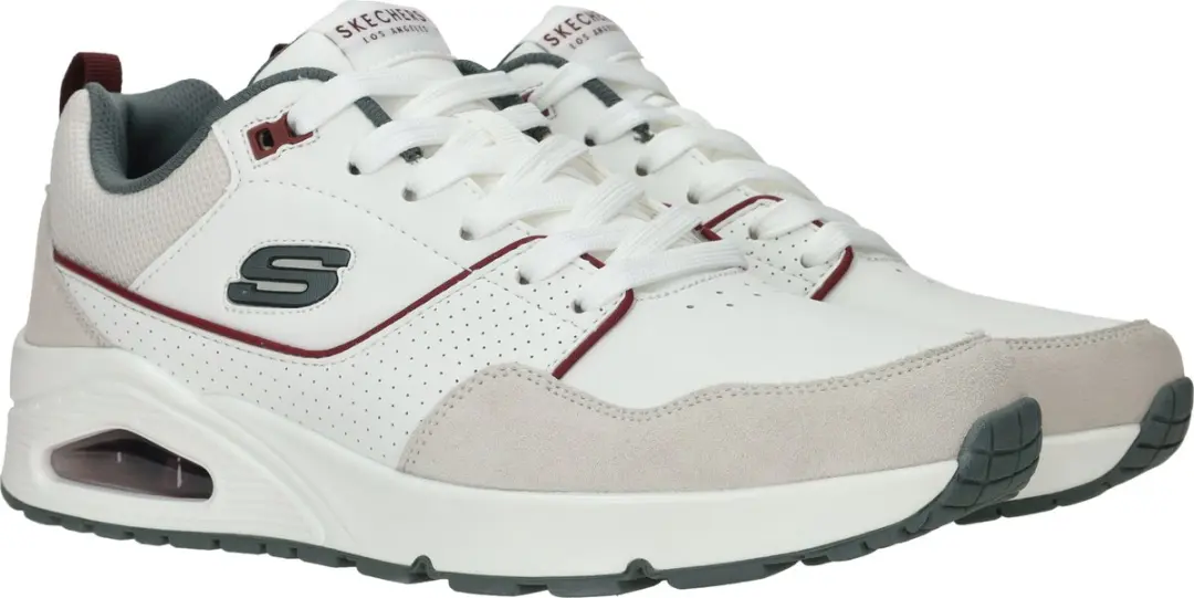 Skechers Uno Retro One Heren Sneakers - Grijs - afbeelding 4 van 6