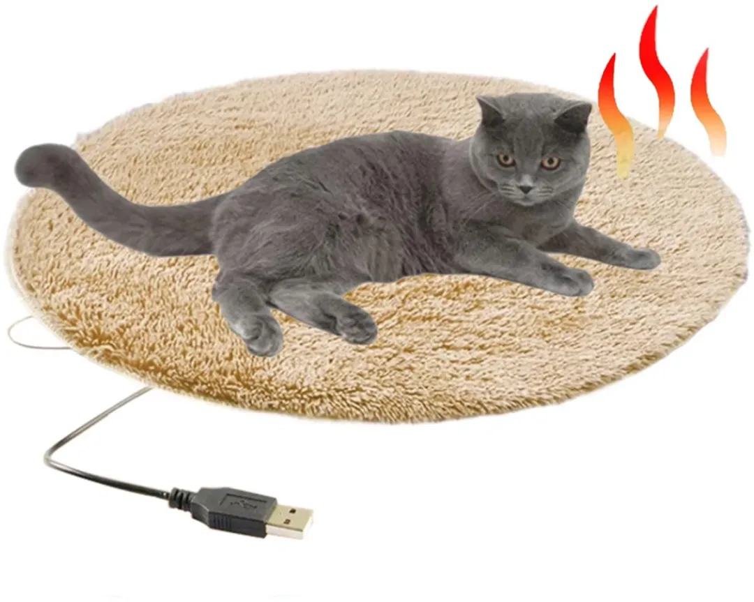 RedParrot Verwarmd Kattenkleed M Beige